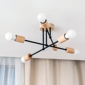 Lustră aplicată CAMBRIDGE 6xE27/15W/230V, pin