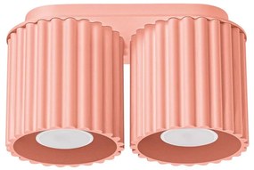 Sollux SL.1825 - Lampă spot AURA 2xGU10/10W/230V roz