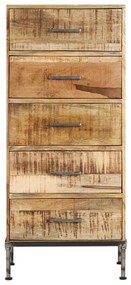 247806 vidaXL Scrin, 45x35x106 cm, lemn masiv de mango