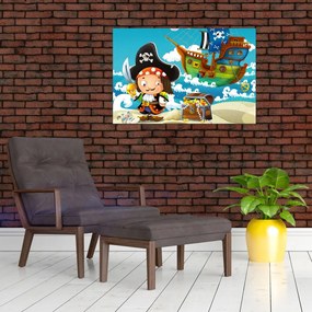 Tablou - Comoara piraților (90x60 cm)