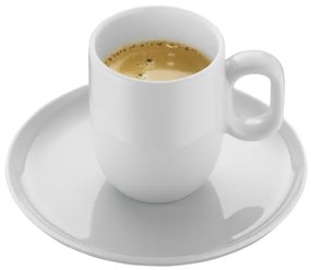 WMF - Set 2 căni espresso cu farfurii BARISTA alb
