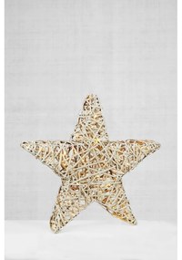 Decorațiune luminoasă în culoare naturală ø 50 cm cu model de Crăciun Sofus – Markslöjd