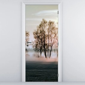 Fototapet pentru ușă - Ceața de dimineață (95x205cm)