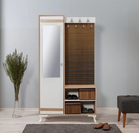 Set mobilier pentru hol Inuk 220 (Stejar sonoma). 1072006