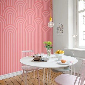 Fototapet, Happy Hills, Bubble Gum, Rebel Walls