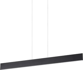 Ideal Lux - Lustră LED suspendată pe cablu DESK, 32 W, 230 V, 102,5 cm, CRI 90, negru