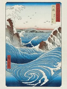 Imprimare de artă Hokusai - Naruto Whirlpool, Katsushika Hokusai