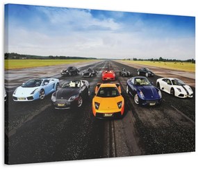 Tablou Canvas Supercars 120x80 cm