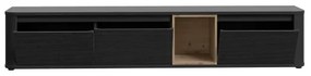 Comodă TV INAR, negru/maro