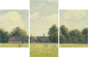 Tablou - Camille Pissarro, Hampton Court Green, reproducere (90x60 cm)