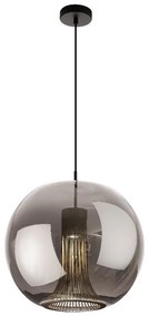 Lustra, Pendul design modern KRISS negru/ crom