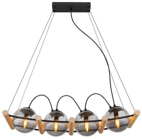 Lustră pe cablu LEONA 4xE27/15W/230V Globo 15883-4H