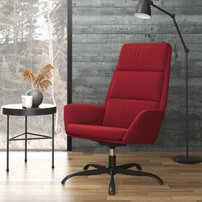 341412 vidaXL Scaun de relaxare, roșu vin, catifea