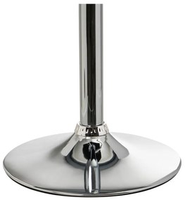 Scaune de bar negre cu înălțime ajustabilă 2 buc. din imitație de piele (înălțime șezut 93 cm) – Casa Selección