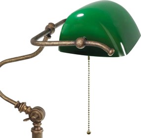 Lampa de birou din alama design clasic Banker