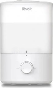 La mâna a doua: Umidificator de aer cu ultrasunete Levoit Dual 150, 27 m2, 25W, 3 L, Autonomie 25 h, Aromoaterapie, Fara BPA, Lampa de noapte, Alb