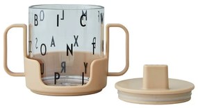 Cană pentru copii Design Letters Grow With Your Cup, bej