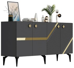 Dulap Tabivo (antracit + auriu) . 1093495