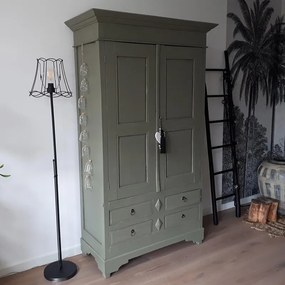 Abajur metalic negru 30/26 - Granny Frame