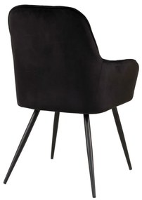Harbo scaun de luat masa negru