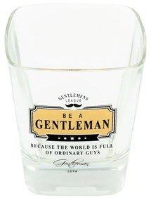 Pahar whisky "BE A GENTLEMAN"