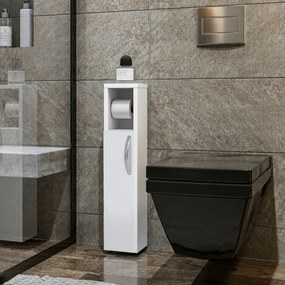 Dulap cu suport pentru hârtie igienică STAR 65x15 cm alb