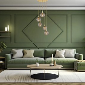 Lustra design modern cu 5 pendule Paloma