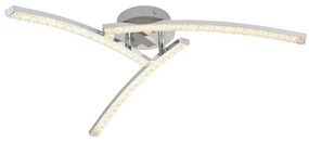 Plafoniera LED pentru baie design modern IP44 Jules crom 18W