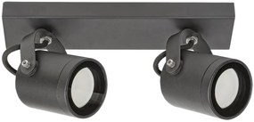 Aplica de exterior moderna cu 2 spoturi IP44 Elva