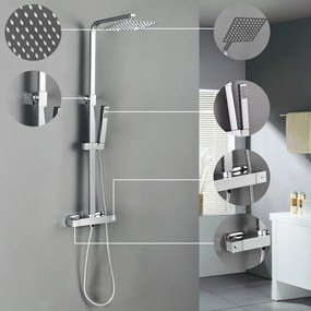 Set de duș Tullino cu baterie termostatică