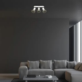 Spot DANTE 3xGU10/25W/230V alb/aurie