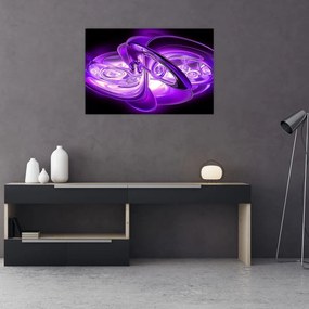 Tabloul fractalilor în violet (90x60 cm)