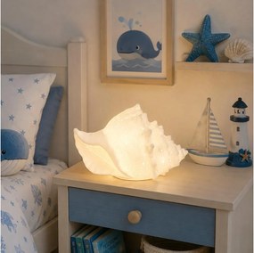 ONLI - Lampă de masă PORCELLANA 1xE14/6W/230V 29 cm scoică