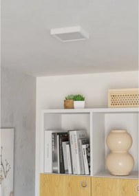 Eglo 901311 - Plafonieră LED FUEVA, 7W, 230V, 2700/4000/6500K, 15x15 cm, albă