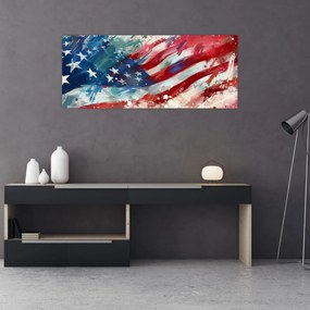 Tablou - Steagul SUA (120x50 cm)