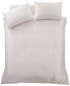 Lenjerie roz pentru pat dublu 200x200 cm Silky Soft - Catherine Lansfield