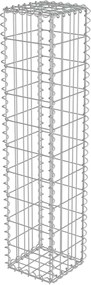 vidaXL Perete gabion cu capace, 20x20x100 cm, oțel galvanizat