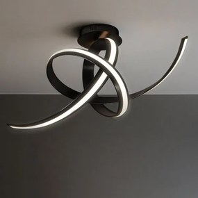 Lustră aplicată LED AREZIA LED/41W/230V neagră