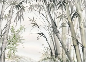 Tablou - Bambuși,desen (70x50 cm)