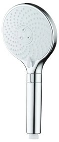 WENKO 26362100 - Cap de duș Sistem de economisire a apei 12x12 cm crom lucios/alb