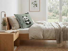 Husa de perna din microfibra PANDA RELAX 45x45 cm, mentolov