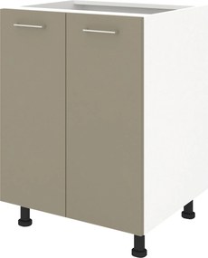 Corp Baza Lecce, 2 Usi, Taupe/Alb, 60 x 50 x 80 cm