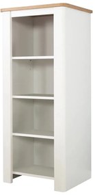 Bibliotecă pentru copii albă 49x116 cm Ava – Roba