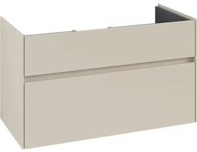 Dulap baza suspendat, Villeroy&amp;Boch Collaro, 95.4x54.6x44.4cm, iluminare ambientala, C011L0
