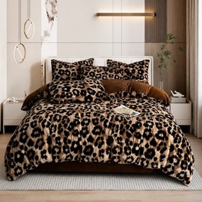 Lenjerie de pat cocolino Chinchilla, 6 piese, 200x230 cm, TM04