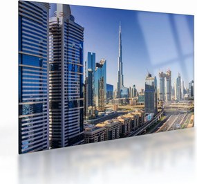 Tablou pe sticlă - Dimineața la Dubai (70x50 cm)