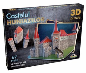 Puzzle 3D Castelul Huniazilor