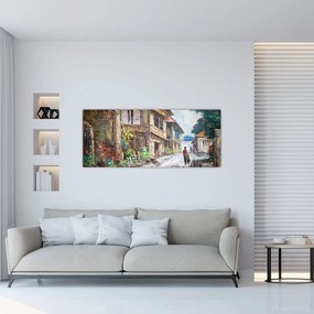 Tablou - Satul filipinez, Asia (120x50 cm)