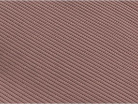 Colțar roz cu tapițerie din catifea reiată Belair – Bobochic Paris