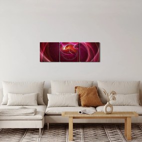 Tablou - Linii ușoare (cu ceas) (90x30 cm)
